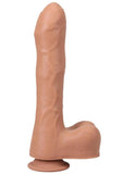 Fort Troff's Uncut Thruster Rechargeable Silicone Mini Machine Dildo - Caramel