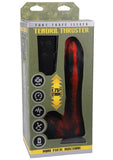 Fort Troff's Tendrill Thruster Rechargeable Silicone Mini Machine Dildo - Red