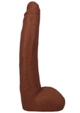 Doc Johnson Signature Cocks Ultraskyn Alex Jones Dildo with Removable Suction Cup 11in - Caramel