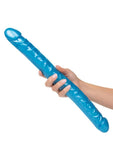 Size Queen Dildo - 17in - Blue