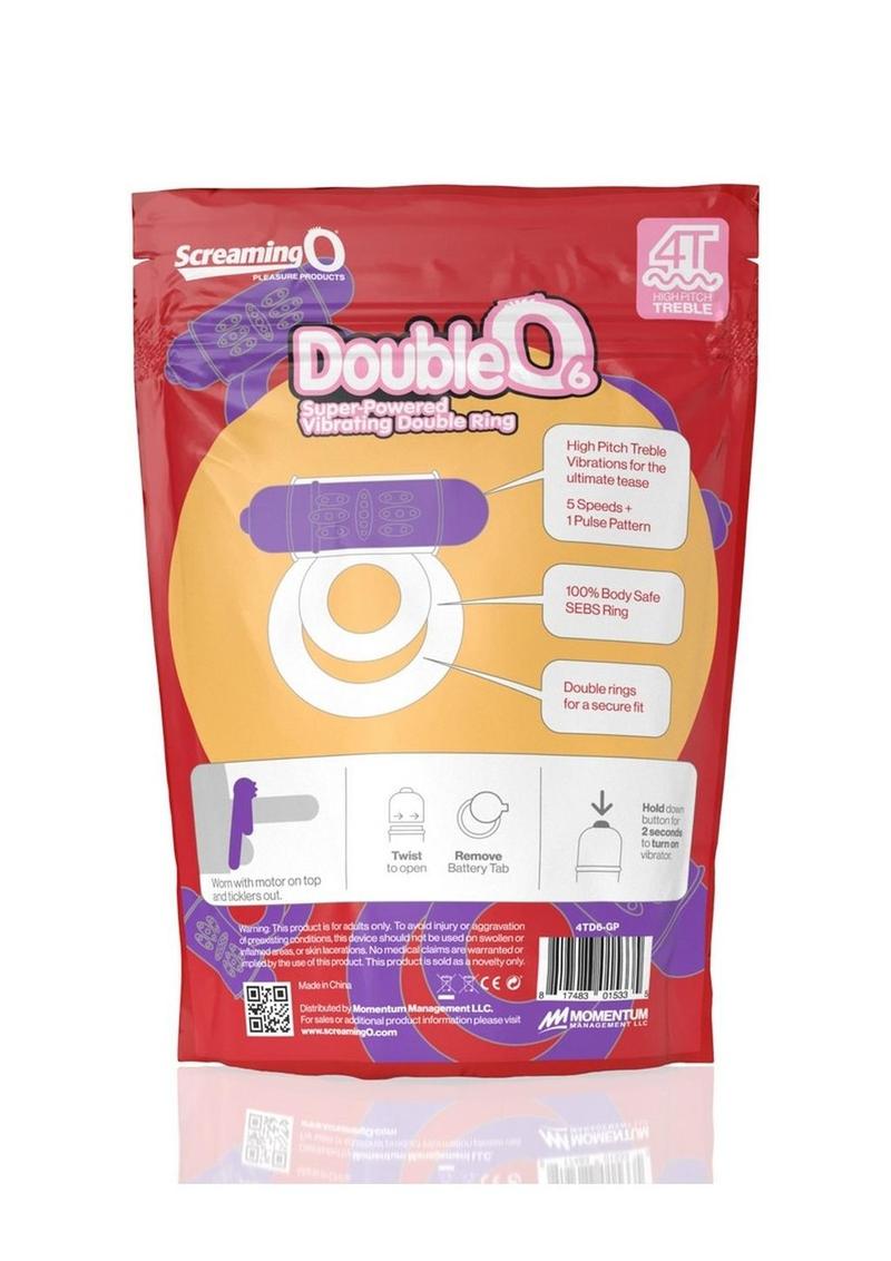 Screaming O 4T DoubleO 6 Couples Ring - Grape