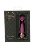Pillow Talk Secrets Passion Rechargeable Silicone Massager - Wine/Rose Gold