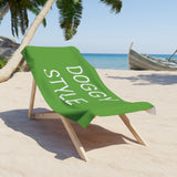 Doggy Style Beach Towel by CULTUREEDIT