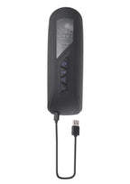 Playboy Pursuit of Pleasure Rechargeable Textured Vibrating Stroker - Black