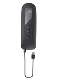 Playboy Pursuit of Pleasure Rechargeable Textured Vibrating Stroker - Black