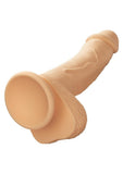 Silicone Studs Dual Density with Suction Cup Base 5in - Vanilla