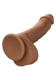Silicone Studs Dual Density with Suction Cup Base 6.25in - Chocolate