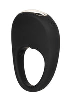 Couple's Enhancers Silicone Rechargeable Pleasure Ring - Black