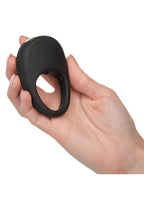 Couple's Enhancers Silicone Rechargeable Pleasure Ring - Black