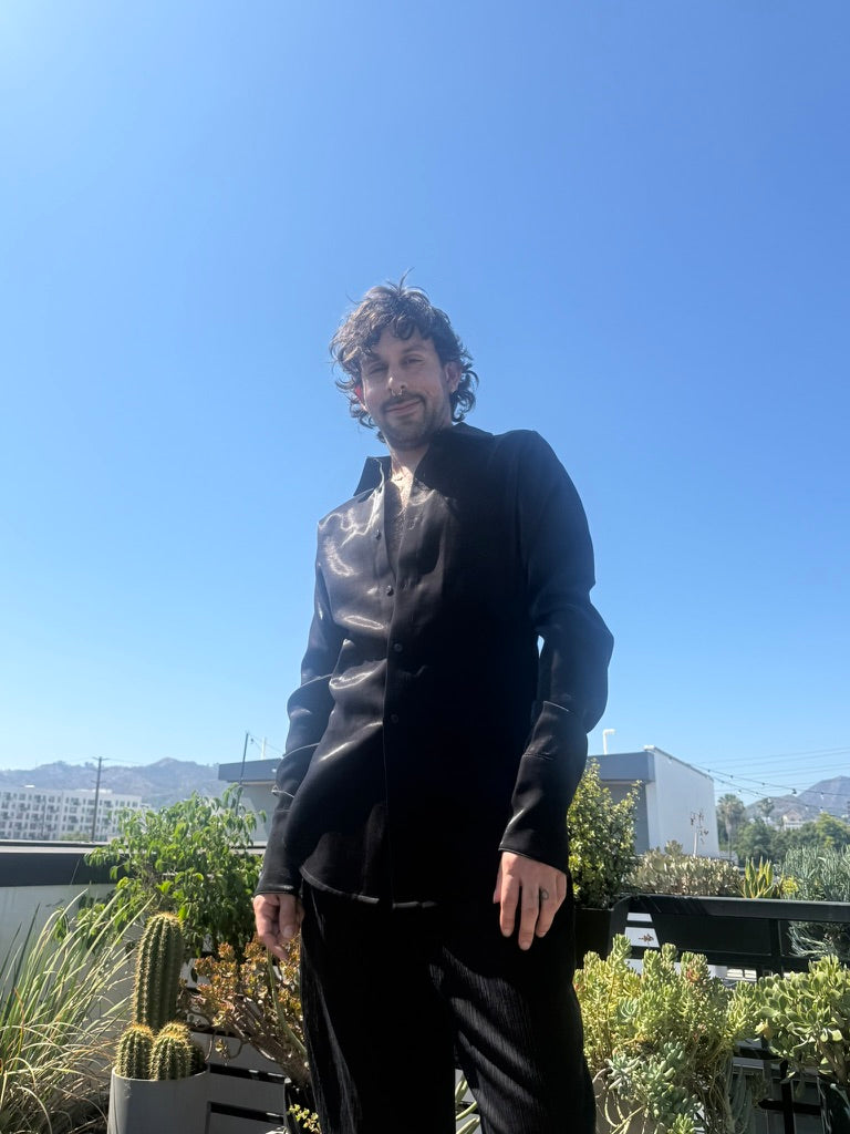 SHIMMER Slim Shirt by LUDOVIC DE SAINT SERNIN