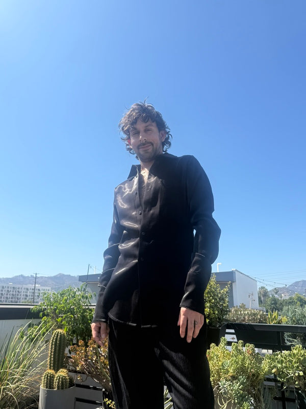 SHIMMER Slim Shirt by LUDOVIC DE SAINT SERNIN