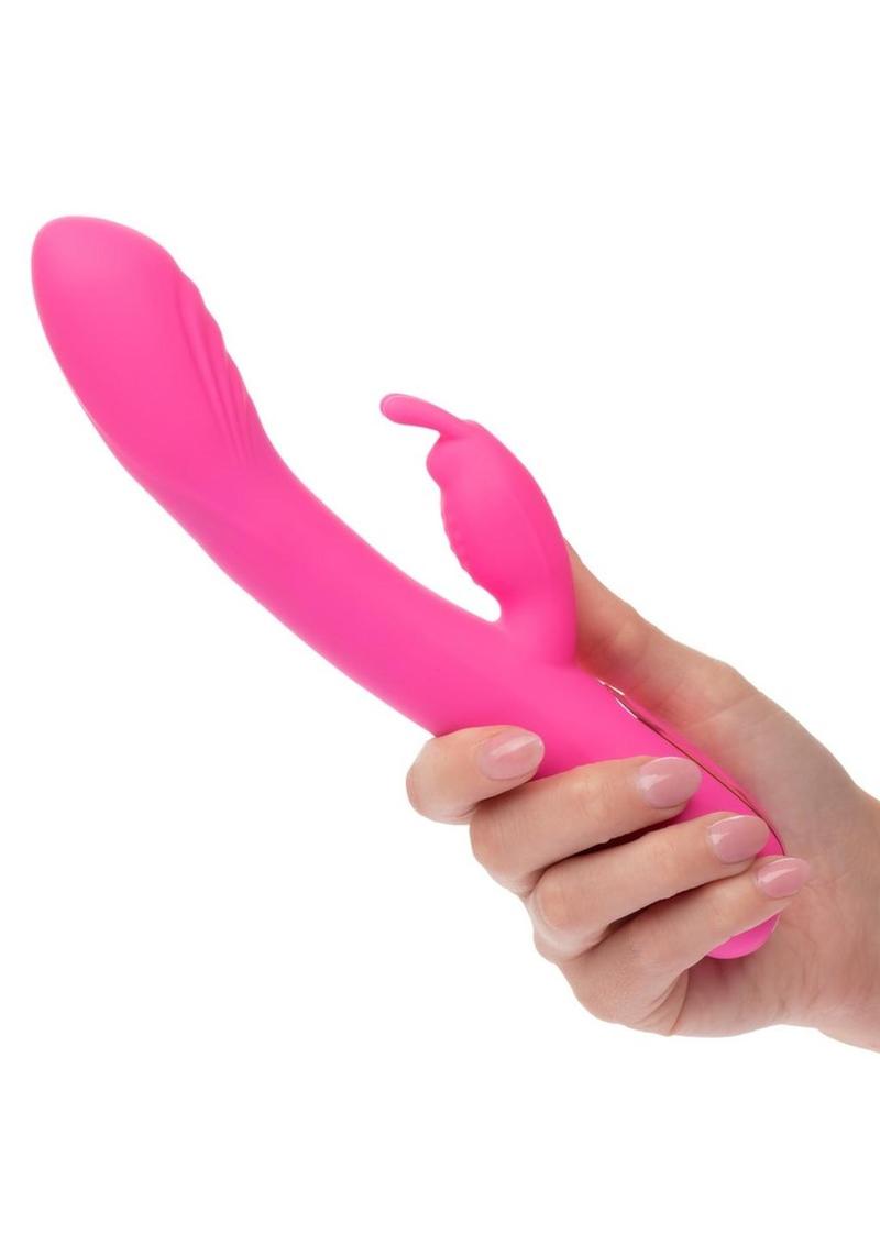 Jack Rabbit Elite Rocking Rabbit Silicone Rechargeable Rabbit Vibrator - Pink