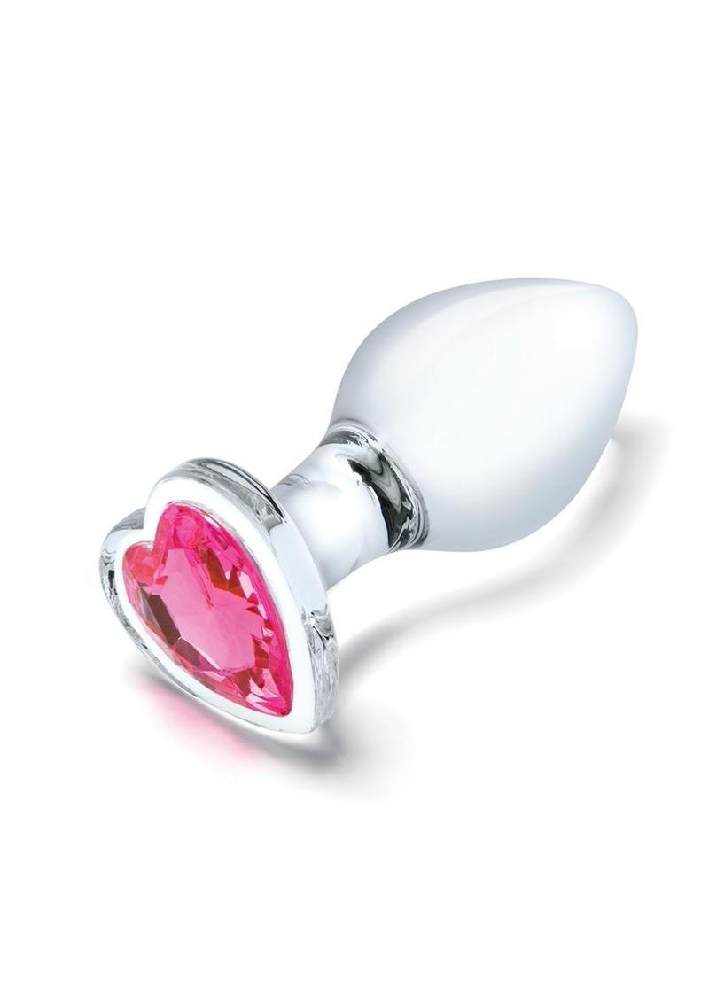 Gläs Heart Jewel Glass Anal Training Set (3 Piece)