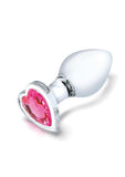 Gläs Heart Jewel Glass Anal Training Set (3 Piece)