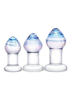 Gläs Amethyst Rain Anal Training Kit (3 Piece)