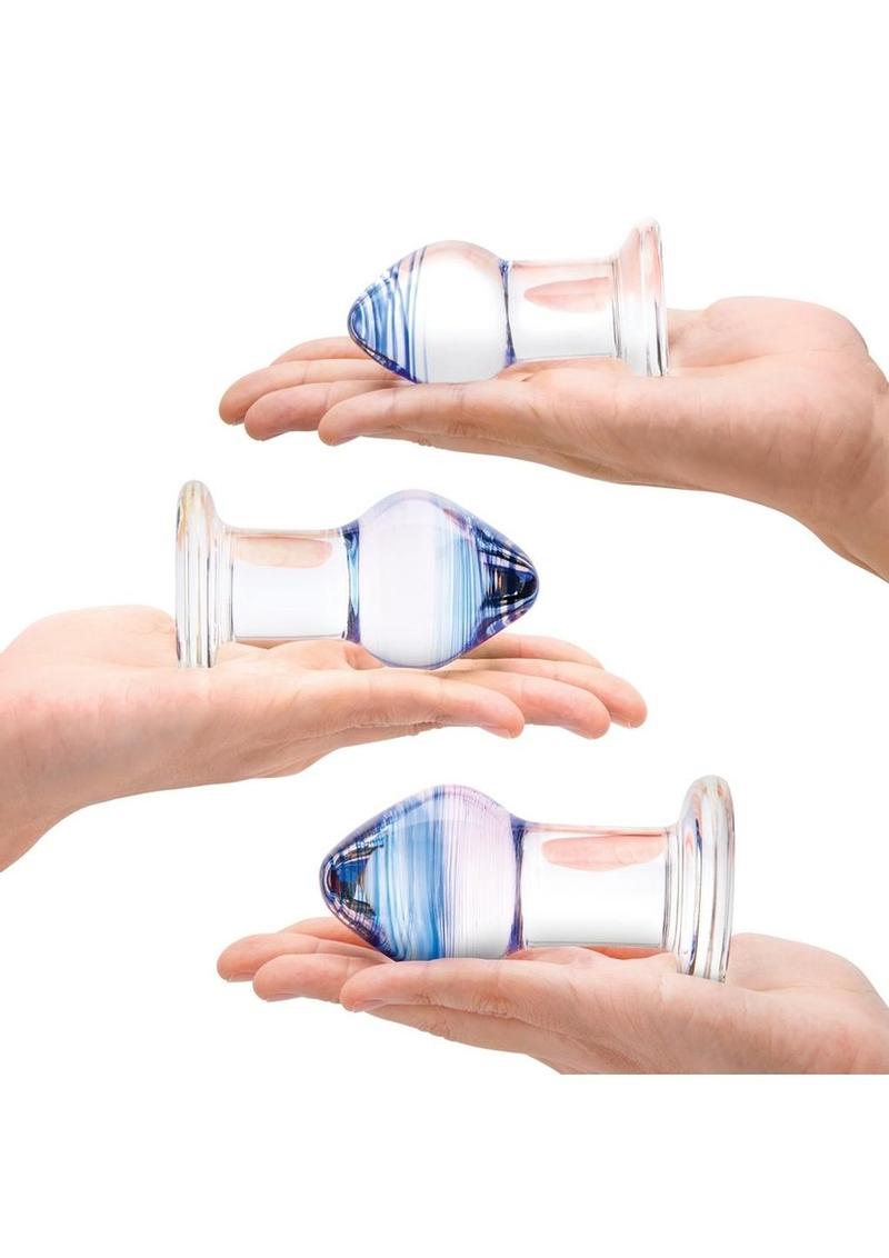 Gläs Amethyst Rain Anal Training Kit (3 Piece)