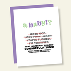 Initial Thoughts About Baby Funny New Baby Card