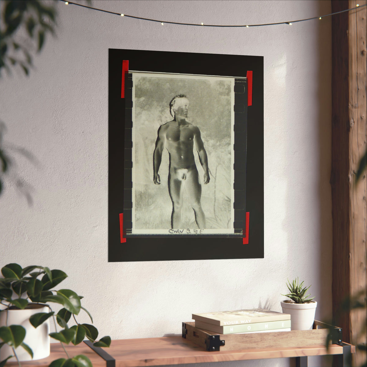 90S VINTAGE GAY PORN TRANSPARENCY Matte Vertical Poster #18