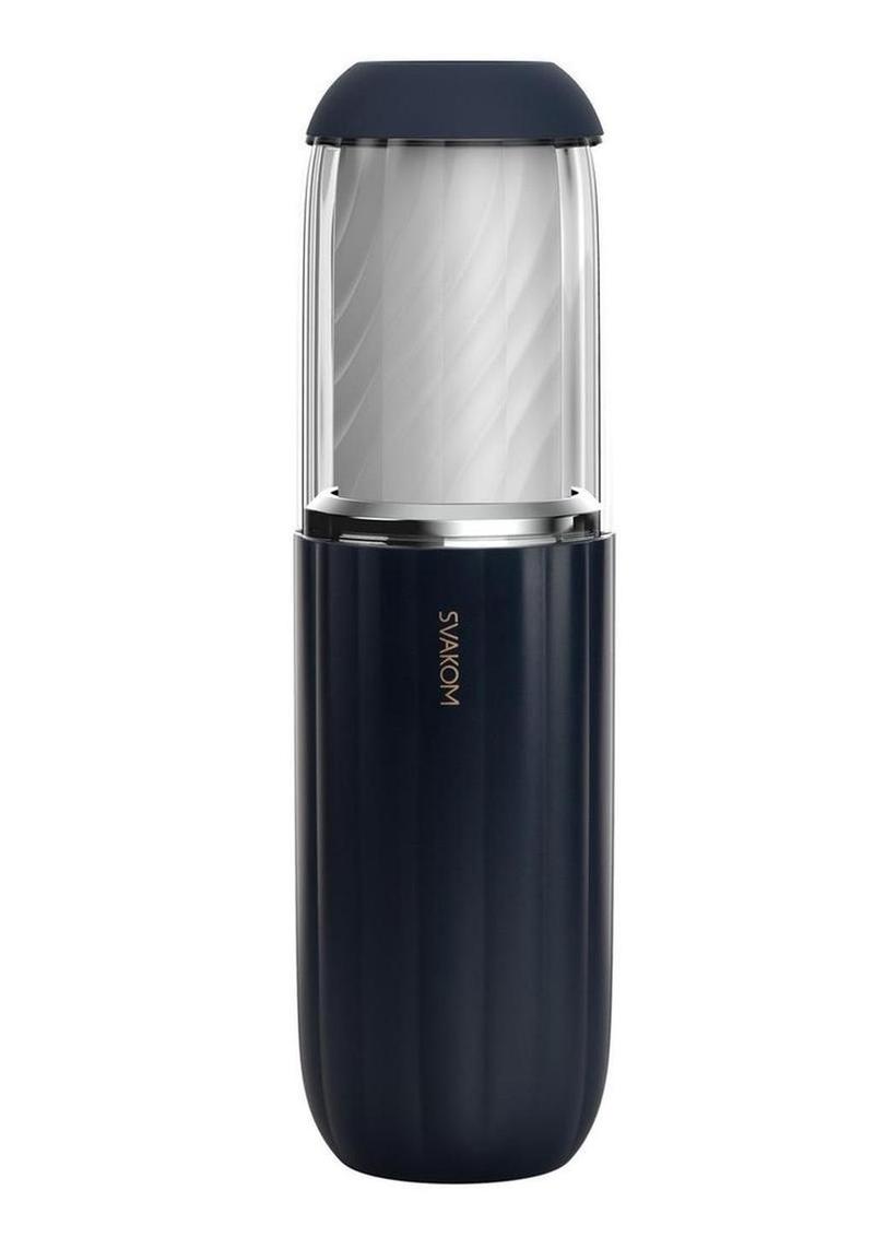 Svakom Alex Neo 2 Interactive Thrusting Rechargeable Masturbator - Black