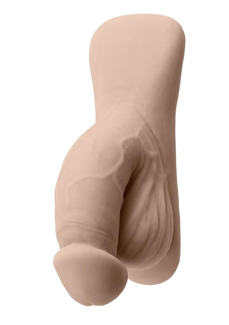 Gender X TPE Packer Dildo 4in - Vanilla