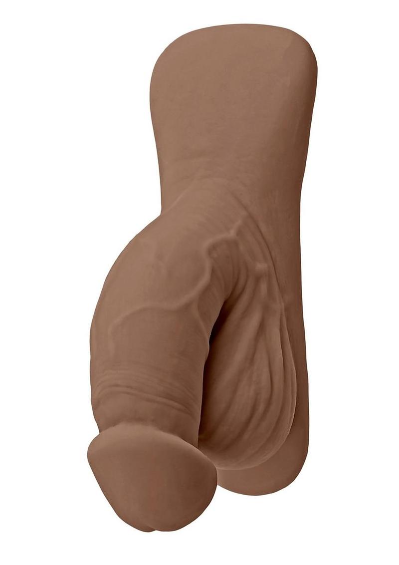 Gender X TPE Packer Dildo 4in - Chocolate