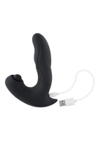Gender X Mad Tapper Rechargeable Silicone Vibrator - Black