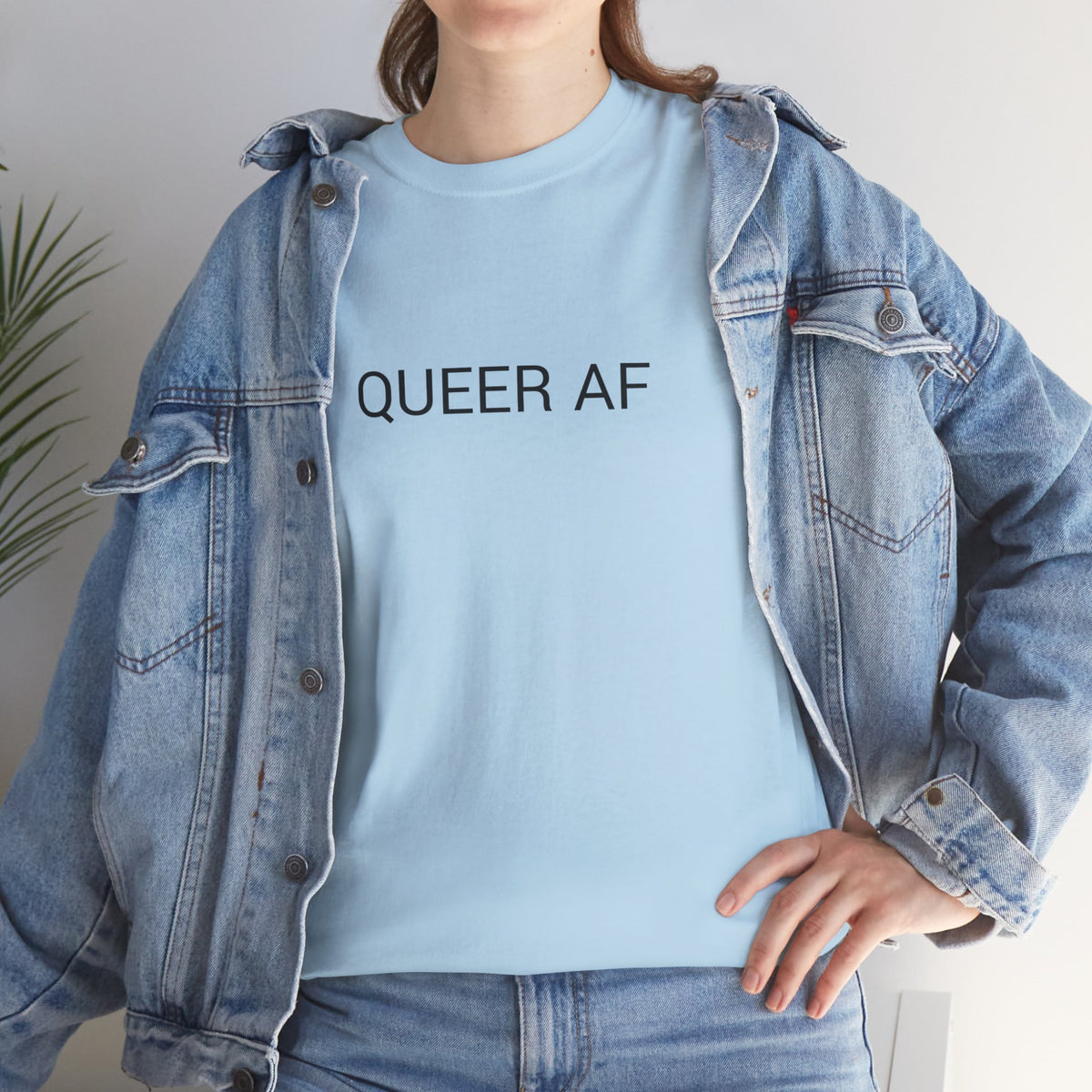 QUEER AF TEE BY CULTUREEDIT AVAILABLE IN 13 COLORS