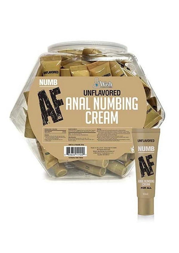 Numb AF Anal Desensitizer Unflavored 10ml (65 per Bowl)
