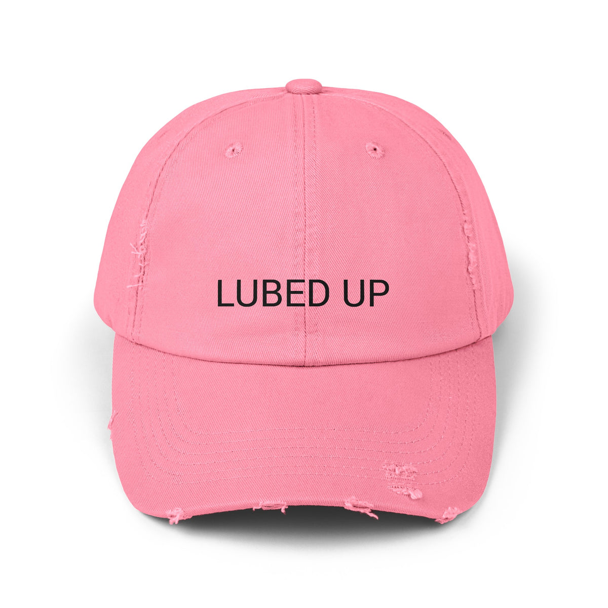 LUBED UP Distressed Cap in 6 colors