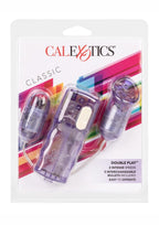 Double Play 2 Bullets with Wired Remote Control - Purple