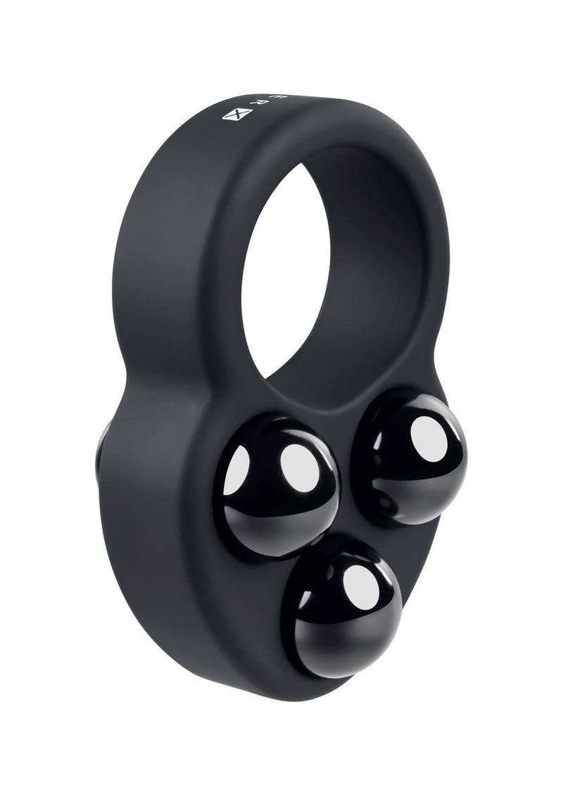 Gender X Workout Silicone Training Cock Ring - Black