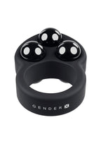 Gender X Workout Silicone Training Cock Ring - Black