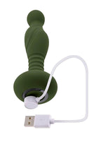 Gender X The General Rechargeable Silicone Vibrator with Remote Control - Green