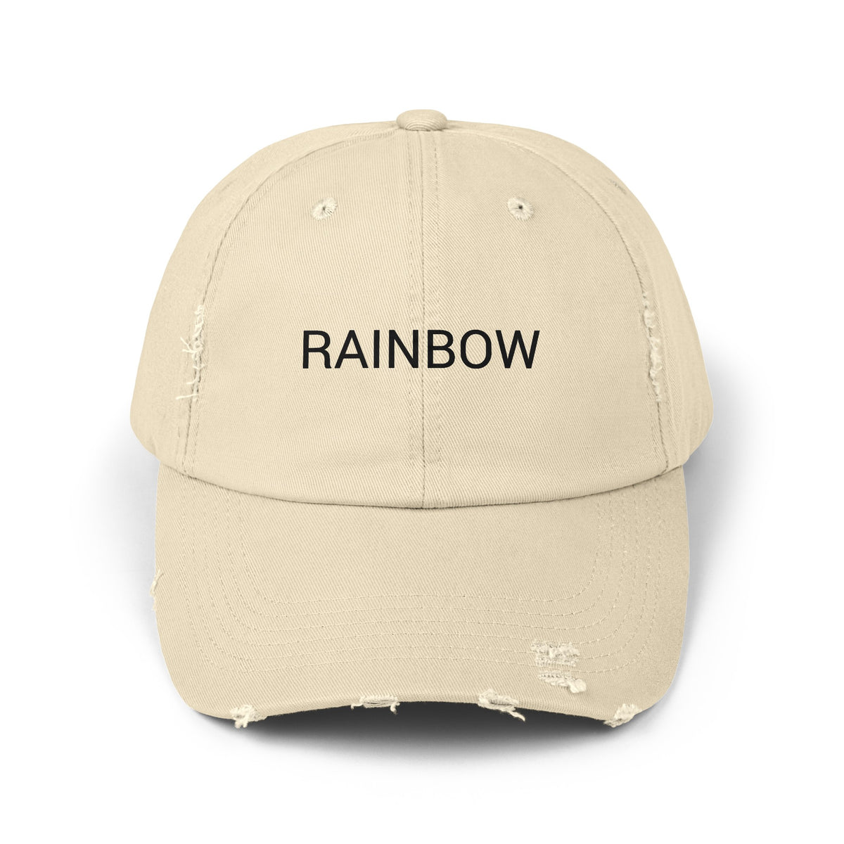 RAINBOW Distressed Cap in 6 colors
