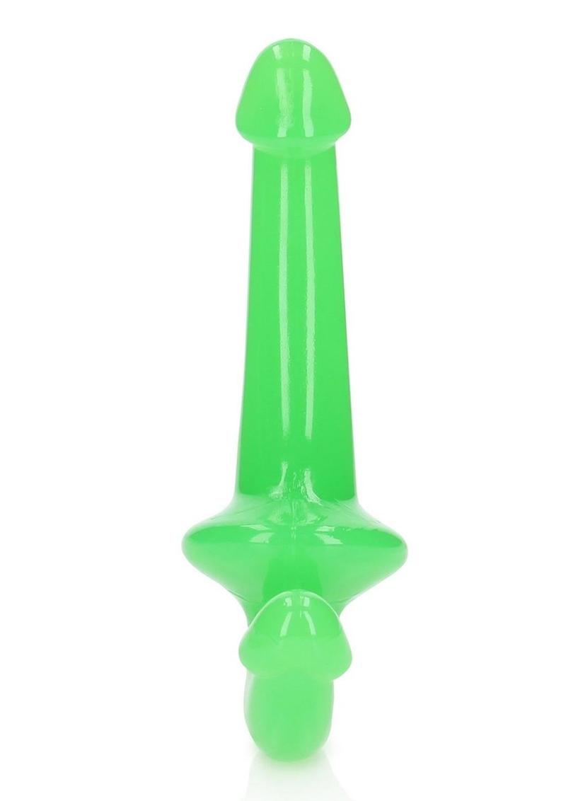 RealRock Strapless Strap-On Glow in the Dark Dildo 6in - Green