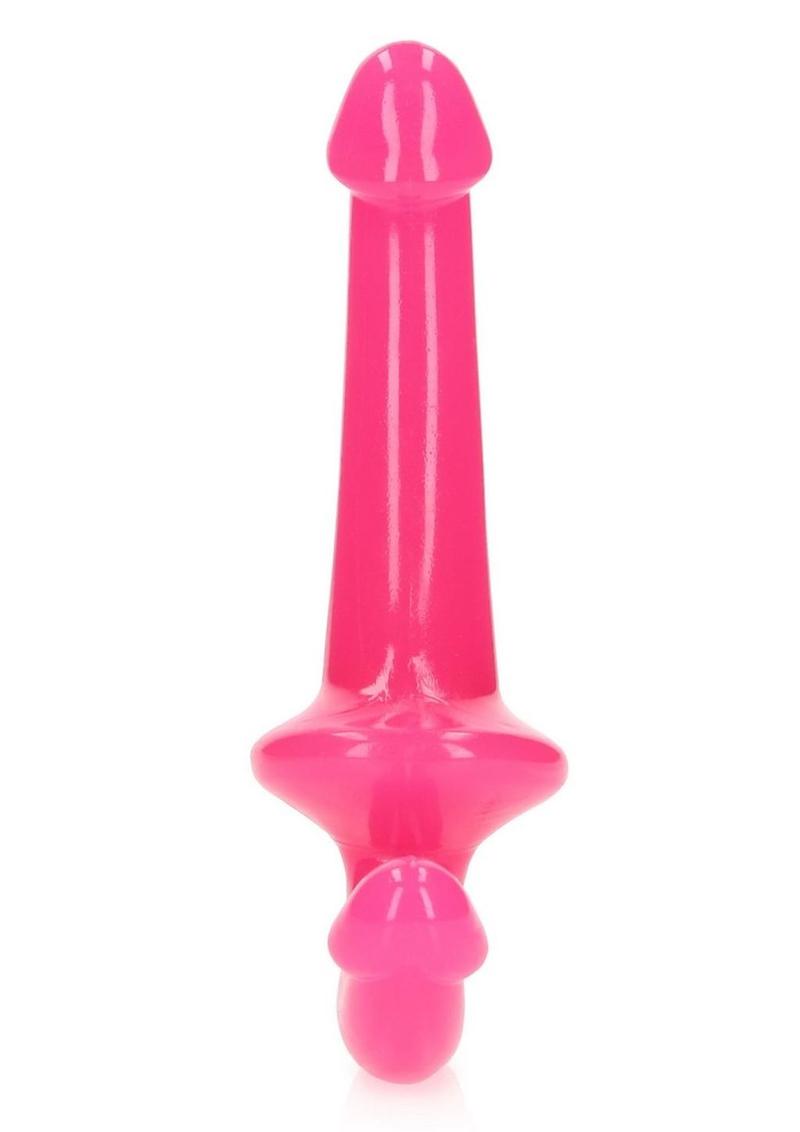 RealRock Strapless Strap-On Glow in the Dark Dildo 6in - Pink