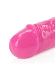 RealRock Double Dong Glow in the Dark Dildo 15in - Pink