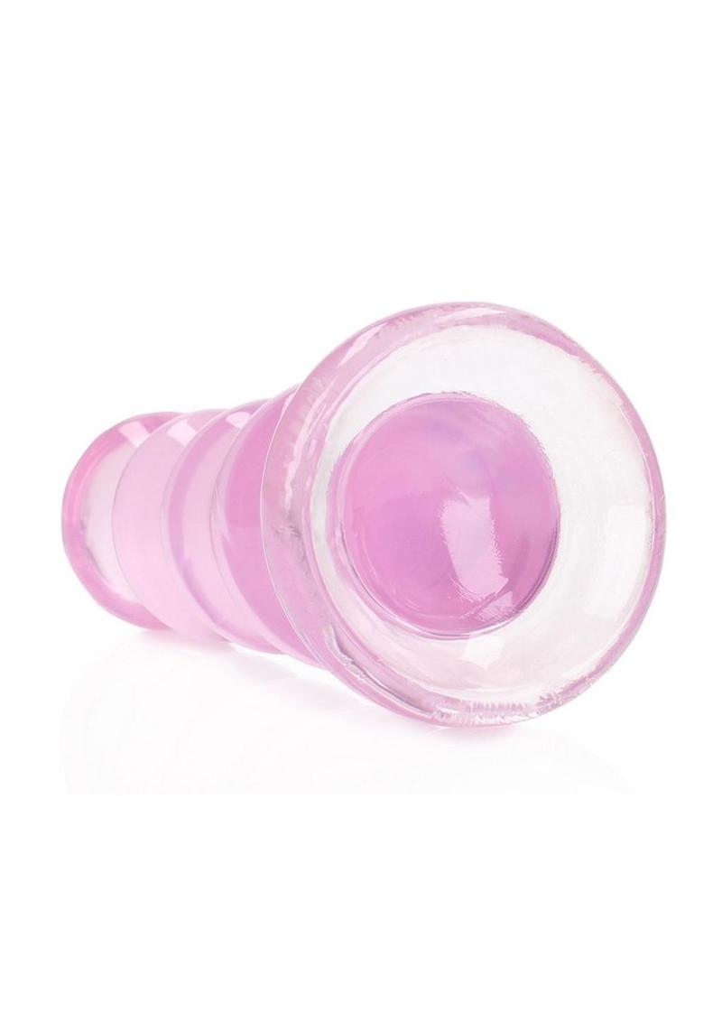 RealRock Curvy Dildo or Butt Plug 5.5in - Pink
