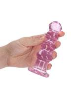 RealRock Curvy Dildo or Butt Plug 5.5in - Pink