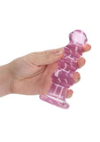 RealRock Curvy Dildo or Butt Plug 5.5in - Pink