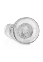 RealRock Curvy Dildo or Butt Plug 5.5in - Clear