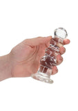 RealRock Curvy Dildo or Butt Plug 5.5in - Clear