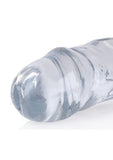 RealRock Crystal Clear Double Dong 18in - Clear