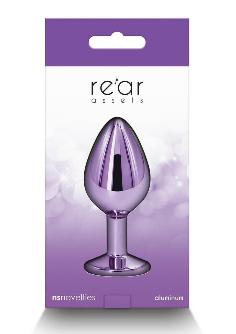 Rear Assets Aluminum Anal Plug - Medium - Purple