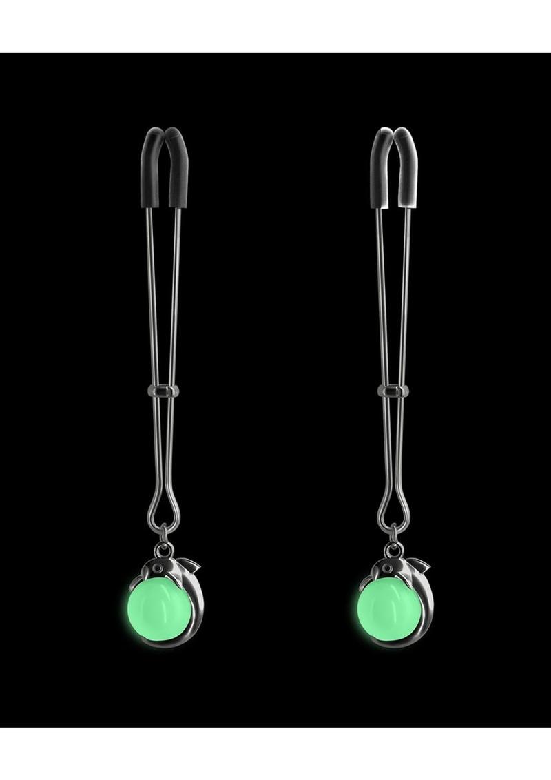 Bound Nipple Clamps G1 Iron Glow in the Dark - Gray