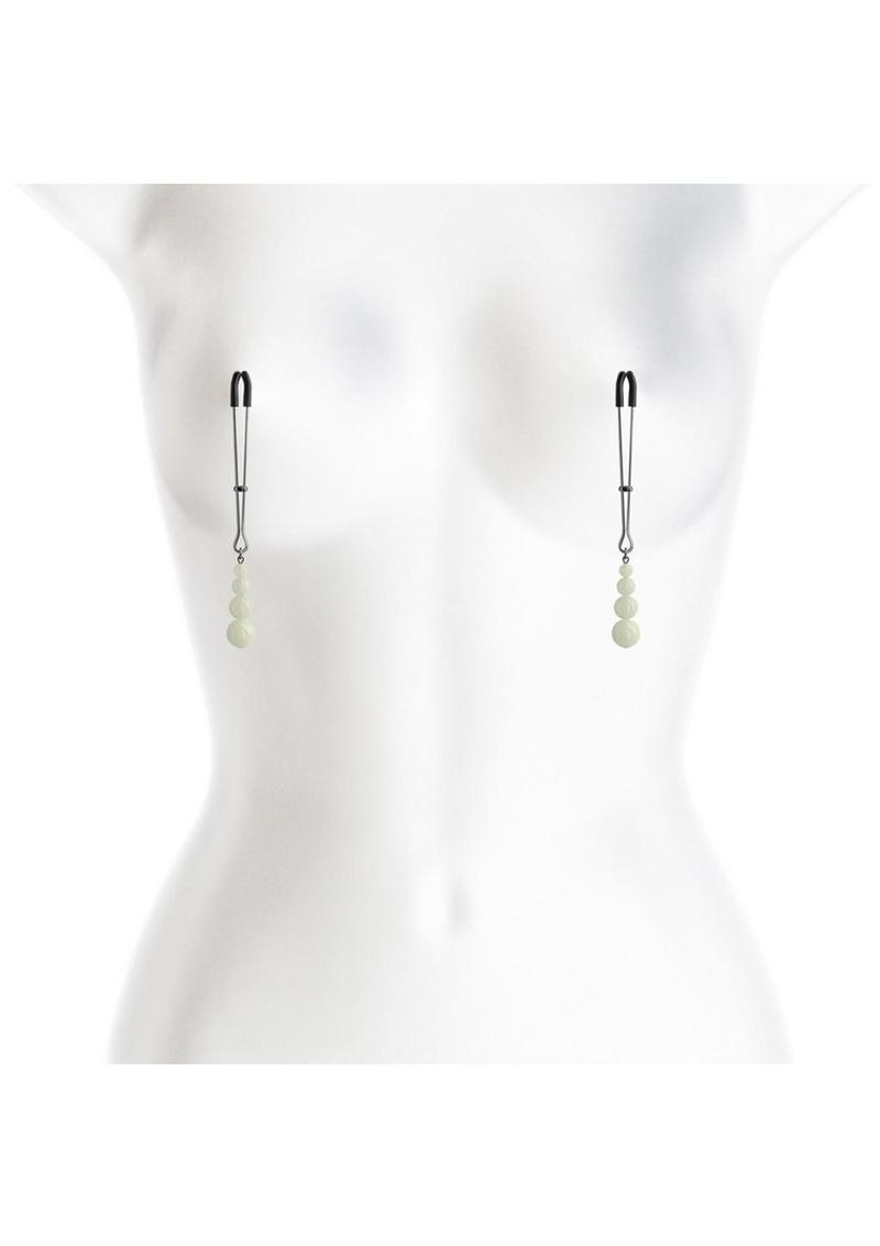 Bound Nipple Clamps G2 Iron Glow in the Dark - Gray