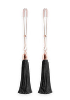 Bound Nipple Clamps T1 - Rose Gold/Black