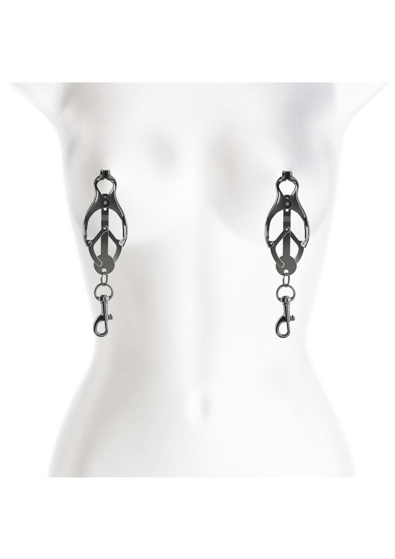 Bound Nipple Clamps C3 - Gunmetal Gray