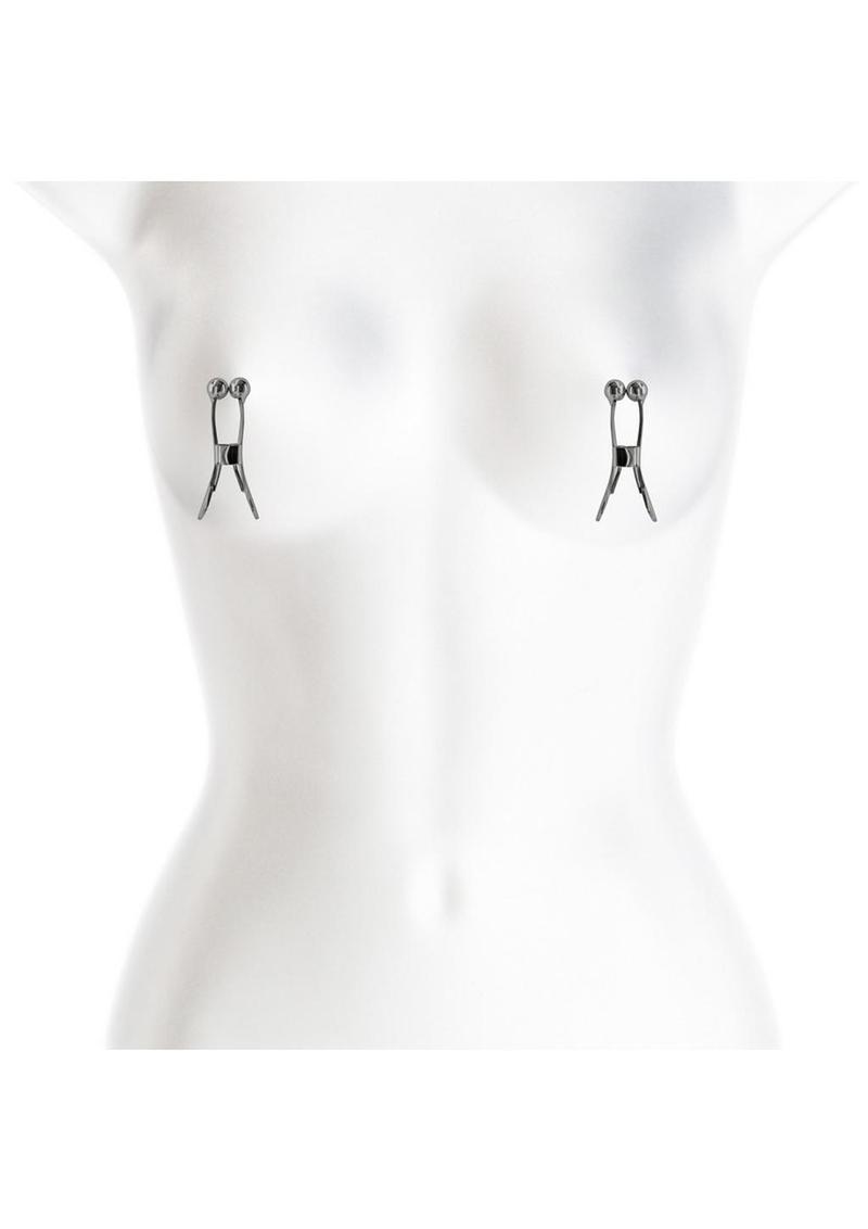 Bound Nipple Clamps C1 - Gunmetal Gray