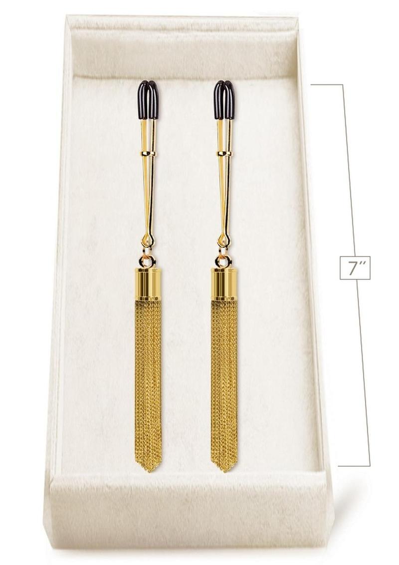 Couture Clip's Shimmer & Chic Nipple Clamps - Gold